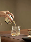 Hand-Painted "Cats in the Garden" Sancai Gaiwan