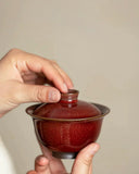 Imperial Langhong "Ice Crackle" High-End Sancai Gaiwan
