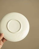 "Ding Kiln White" Embossed Intertwining Lotus Sancai Gaiwan