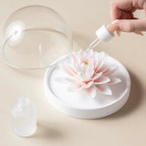 White Jade Porcelain Water Lily Incense Holder and Aroma Diffuser