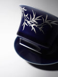 Imperial Blue Bamboo Gaiwan