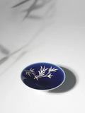 Imperial Blue Silver Bamboo Douli Tea Cup