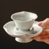 Yue Kiln Celadon Secret-Color Lotus Tea Cup Set