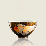 The Imperial Current | Hand-Painted Goldfish Lacquerware Master Cup
