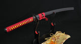 Handmade 41"  Folded Steel Red Handle Tokugawa
